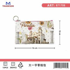 Πορτοφόλι Souvenir μπρελόκ - Σετ 10pcs - PVC - Paralia - 16*10cm - 871708