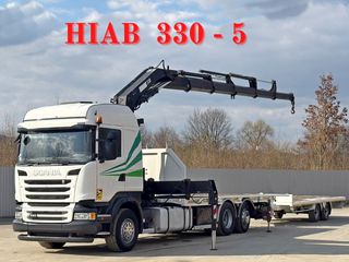 Γερανοί - Φορτηγά Με Γερανό Scania 2014 R 440 * HIAB 330 - 5 + τρέιλερ * 6x2