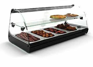 ΠΡΟΣΦΟΡΑ!!! Sayl C24 (84x39,5x36cm - 4x GN 1/3 x4cm - Θερμοκρασία: +80°C - 700Watt/230V ) CLASSIC 2P Επιτραπέζια Βιτρίνα Μπαίν Μαρί για Λεκανάκια