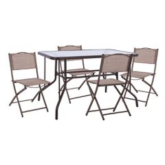 ΣΕΤ ΕΞ.ΧΩΡΟΥ 5ΤΜΧ MAG HM21033.02 ΤΡΑΠΕΖΙ ADAM & 4 ΠΤΥΣΣΟΜΕΝΕΣ ΚΑΡΕΚΛΕΣ-ΚΑΦΕ