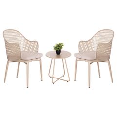 ΣΕΤ LOUNGE 3TMX ΕΞ.ΧΩΡΟΥ OREGO HM21107.03 ΑΛΟΥΜΙΝΙΟ & ΜΕΤΑΛΛΟ ΣΕ ΚΑΠΟΥΤΣΙΝΟ