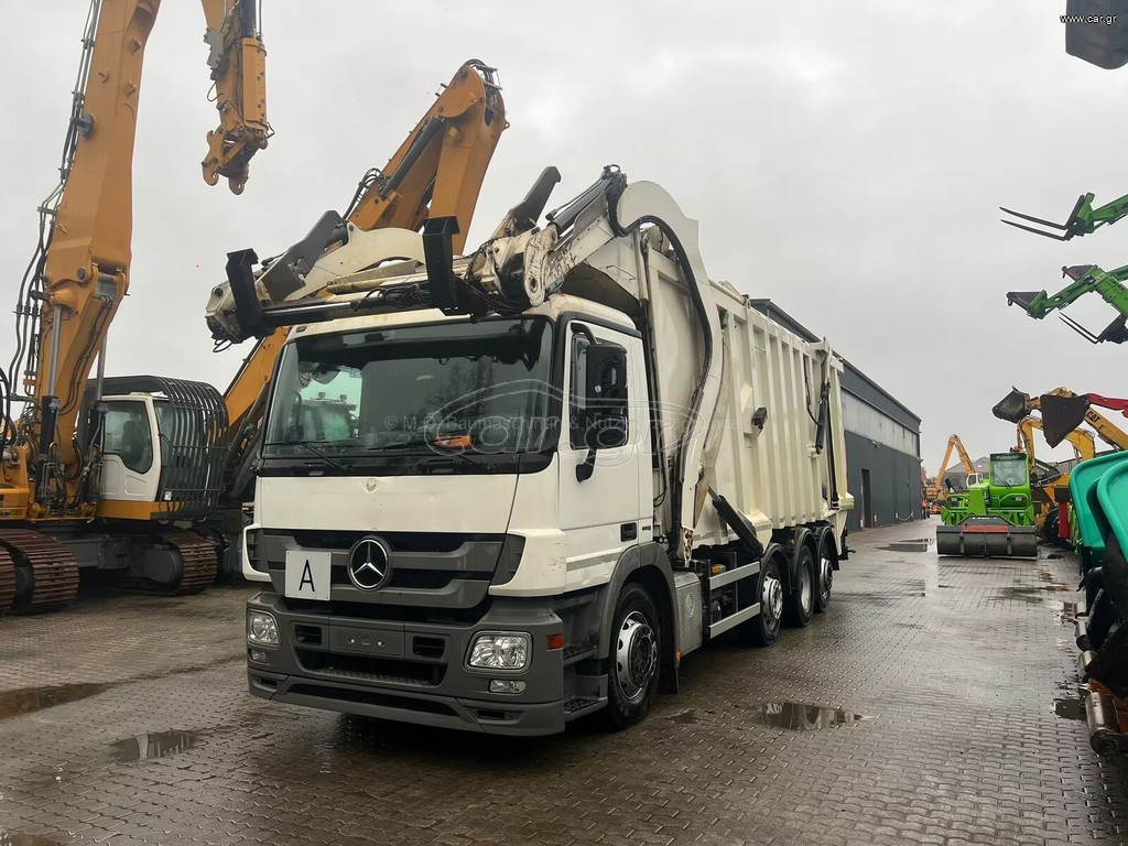 Απορριμματοφόρο Mercedes-Benz 2014 3336 Actros * Faun Frontpress 585 *