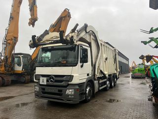 Απορριμματοφόρο Mercedes-Benz 2014 3336 Actros * Faun Frontpress 585 *