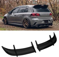 Αεροτομή οροφής Vw Golf 6 GTI / R20 AK Style - μαύρη γυαλιστερή
