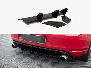 Diffuser προφυλακτήρα Vw Golf 6 GTI - μαύρο γυαλιστερό