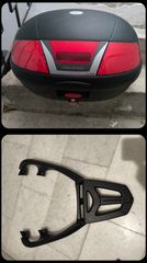 Πίσω βάση μπαγκαζιέρας Yamaha xmax & η μπακαζιερα Kappa