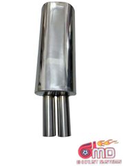 Χειροποίητη εξάτμιση Inox 304 για bmw e46, e36 look M3-thumb-2