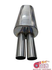 Χειροποίητη εξάτμιση Inox 304 για bmw e46, e36 look M3-thumb-3