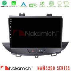 Nakamichi NAM5260 Series 4Core Android13 4+64GB Opel Grandland/Crossland X Navigation Multimedia Tablet 9" Με Carplay & Androi