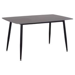 ΤΡΑΠΕΖΙ RAVEN HM18149.02 ΚΕΡΑΜΙΚΟ TOP ΜΕ ΟΨΗ ΜΑΥΡΟ ΜΑΡΜΑΡΟ 140x80x74Υεκ.