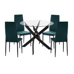 ΣΕΤ ΤΡΑΠΕΖΑΡΙΑΣ 5ΤΜΧ LADY HM21199.03 ΓΥΑΛΙ--ΜΕΤΑΛΛΟ ΣΕ ΜΑΥΡΟ & ΒΕΛΟΥΔΟ ΚΥΠΑΡΙΣΣΙ
