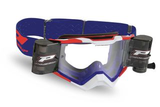 Μάσκα  Μηχανής 3309 Rapid Goggles With Roll-Off System Progrip Μπλε-Κόκκινο-Άσπρο