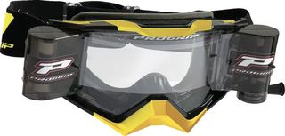 Μάσκα Μηχανής   3309 Rapid Goggles With Roll-Off System Progrip Μαύρο-Κίτρινο