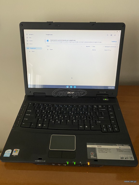 ΑCER Extensa 5230, 15,4' με DVD-p.