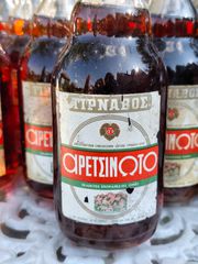 Σπάνιο Vintage "Αρετσίνωτο" Τυρνάβου – Ένωση Συνεταιρισμών Λάρισας (1960s)