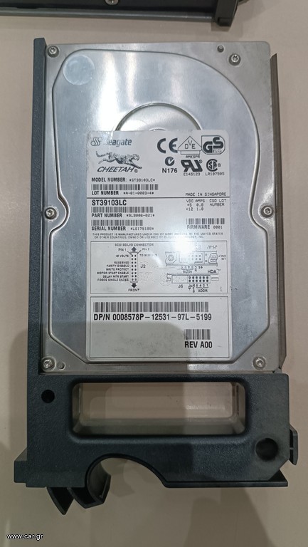 seagate cheetah st39103lc 10k 9 u80