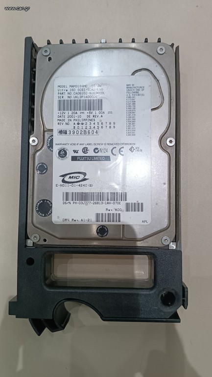 Fujitsu mam3184mc 15k 18 u160