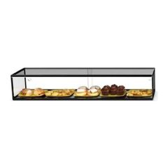 ΠΡΟΣΦΟΡΑ!!! SAYL EP20BL (120x33x21,5cm - Ράφι: Όχι - Πίσω πόρτα: Ναι) Επτραπέζια Ουδέτερη Βιτρίνα Προβολής - με φωτισμό