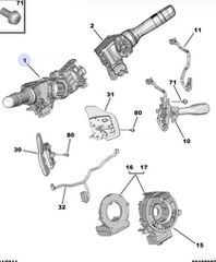 Aygo/108/C1 ‘14-22 Μοχλοδιακοπτης/Φλασιερα 84140-0H070 / B000901580-thumb-1