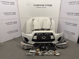 MITSUBISHI ASX FACE LIFT ΜΟΥΡΗ ΚΟΜΠΛΕ ΑΣΠΡΟ ΧΡΩΜΑ