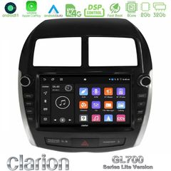 Clarion GL700 Lite Series 8Core Android11 2+32GB Mitsubishi ASX 2013-2018 Navigation Multimedia Tablet 9" Με Carplay & Android