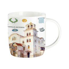 Σετ κεραμική κούπα Souvenir - 12pcs - Paralia - 241123