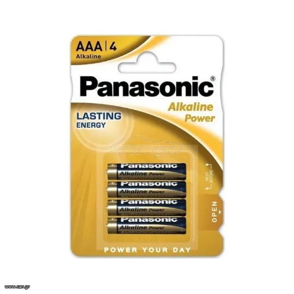 Panasonic Alkaline Power Μπαταρίες AAA 1.5V BL4 Χ 12
