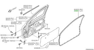 ΛΑΣΤΙΧΟ ΠΟΡΤΑΣ ΟΔΗΓΟΥ  NISSAN MICRA K11  808314F900