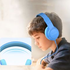 BLACKVIEW KID WIRED FOLDABLE FITBUDS K1 OCEAN BLUE-thumb-2