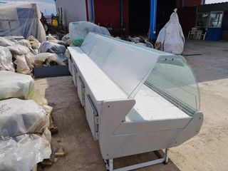 Βιτρίνα ψυγείο κρεάτων αλλαντικών τυροκομικών 380x115x125cm Domi-thumb-3