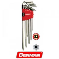 Benman σετ Torx κλειδιών 9 τεμ. Extra Long