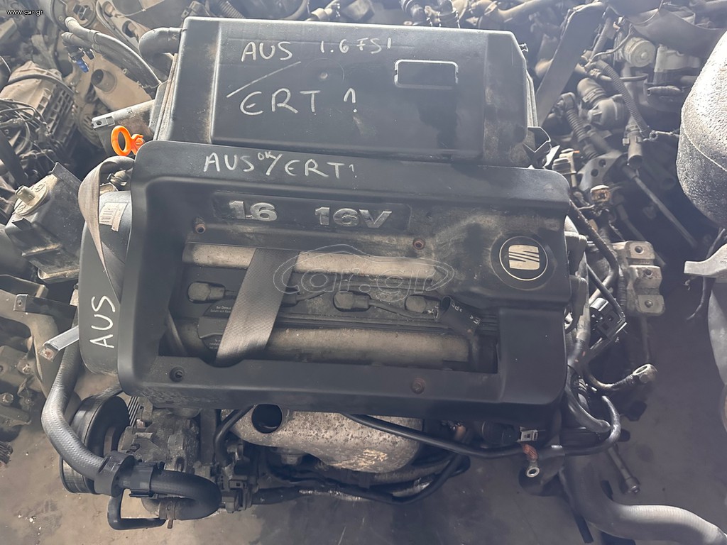 ΚΙΝΗΤΗΡΑΣ 1.6 16V 105HP ΜΕ ΚΩΔ. AUS ΑΠΟ VW GOLF 4 /BORA/SEAT LEO/TOLEDO 1M /SKODA OCTAVIA 4
