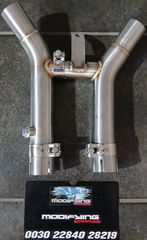 De-cat Pipe ΙΝΟΧ for Suzuki GSX1300R Hayabusa 2008-2020 --->  MODIFYING GARAGE "since1993" TAKEGAWAGR - 4miniracingparts,gr