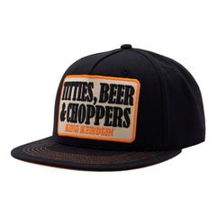 King Kerosin Καπέλο Titties, Beer & Choppers flat cap
