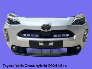TOYOTA YARIS CROSS HYBRID 2020-2026 ΜΕΤΑΧΕΙΡΙΣΜΕΝΑ ΑΝΤΑΛΛΑΚΤΙΚΑ ( Μουράκι εμπρός κομπλέ < φτερά , φανάρια , καπώ , προφυλακτήρας , μετόπη , τραβέρσα , πλαστικά κ.α. > γνήσια μεταχειρισμένα )