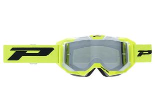 Μάσκα Μηχανής  3303 Vista Goggles Progrip Άσπρο-Κίτρινο