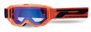 Μηχανής 33Μάσκα 00 Vision Go Goggles Progrip Μαύρο-Πορτοκαλί