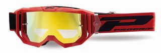 Μάσκα Μηχανής  3300 Vision Go Goggles Progrip Μαύρο-Κόκκινο