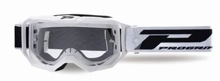 Μάσκα Μηχανής  3300 Vision Go Goggles Progrip Άσπρο-Μαύρο