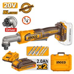 Παλμικό Γωνιακό Κατσαβίδι 1/4 Hex Μπαταρίας 20V Li-Ion 80Nm