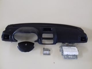 RENAULT  CLIO  2002-2005   ΑΕΡΟΣΑΚΟΙ ΟΔΗΓΟΥ ΣΥΝΟΔΗΓΟΥ ΤΑΜΠΛΩ ΕΓΚΕΦΑΛΟΣ ΖΩΝΕΣ ΑΣΦΑΛΕΙΑΣ 