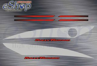 Αυτοκόλλητα σετ για Honda xlv Transalp 650 Μαύρη έκδοση 2006 2007