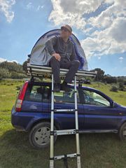 Σκηνή Οροφής 2 ατόμων, Ultra-Light 19kg – 2 σε 1 (Οροφή & Έδαφος) – Αχρησιμοποίητη