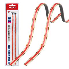 Amio – Ταινία LED COB 12V Ροζ 2x30cm Flexible για Εντυπωσιακό Εσωτερικό Φωτισμό & Easy Install – Σετ 2 Τεμ. (04570/AM)