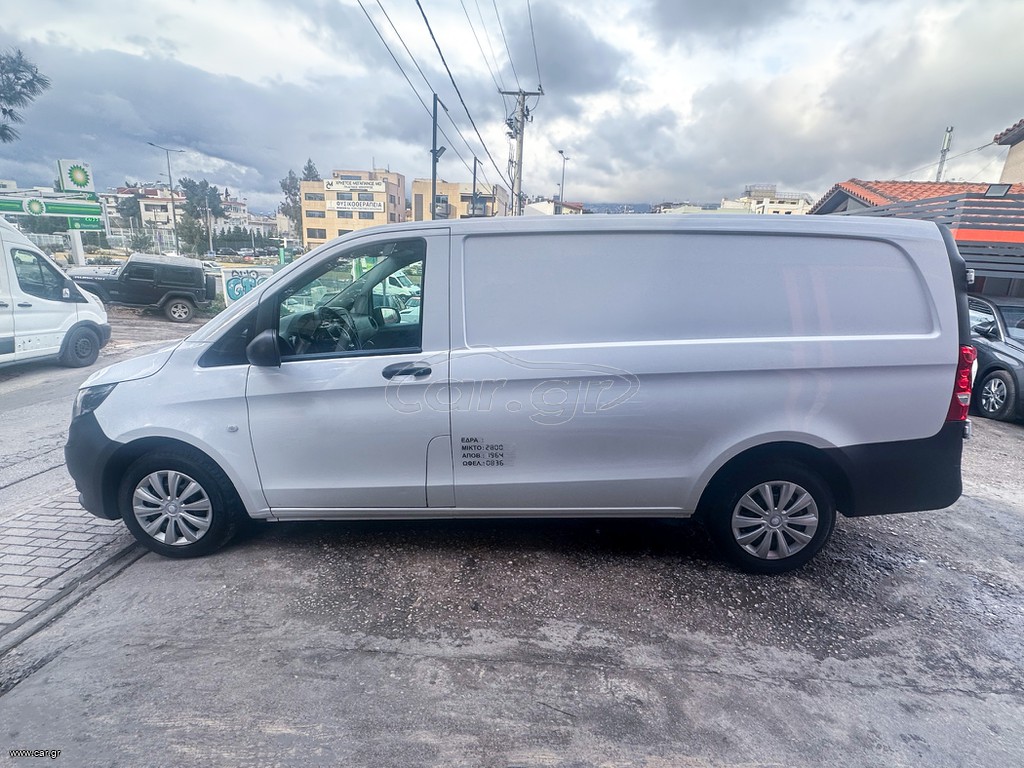 Mercedes-Benz Vito 2021 LONG,Ελληνικό, Οθόνη Carplay, Βιβλίο service,2 Ετη Εγγύηση thumbnail 4