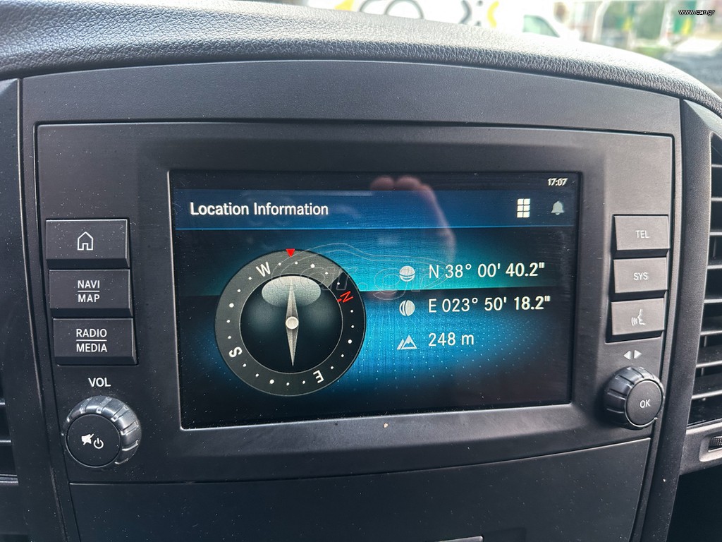 Mercedes-Benz Vito 2021 LONG,Ελληνικό, Οθόνη Carplay, Βιβλίο service,2 Ετη Εγγύηση thumbnail 26