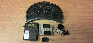 OPEL CORSA C 1400cc 16V Z14XEP, ΣΕΤ IMMOBILIZER ΕΓΚΕΦΑΛΟΣ ΚΙΝΗΤΗΡΑ ,ΚΑΝΤΡΑΝ ,BCM,ΚΕΡΑΙΑ,ΚΛΕΙΔΙ ,BOSCH 0261208394 / GM 55354328