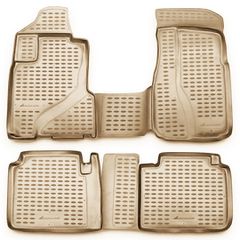 ΠΑΤΑΚΙΑ ΣΕ ΣΚΑΦΗ TPE ΛΑΣΤΙΧΟ ΓΙΑ HONDA CR-V 2002-2006 ΣΕ ΜΠΕΖ ΧΡΩΜΑ NOVLINE - 4 ΤΕΜ.