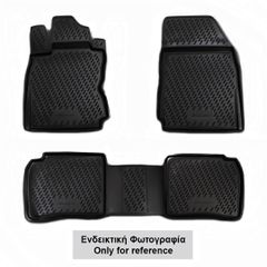 ΠΑΤΑΚΙΑ ΣΕ ΣΚΑΦΗ TPE ΛΑΣΤΙΧΟ ΓΙΑ FORD FIESTA 3D / 5D 2002-2008 ΣΕ ΜΑΥΡΟ ΧΡΩΜΑ NOVLINE - 4 ΤΕΜ.
