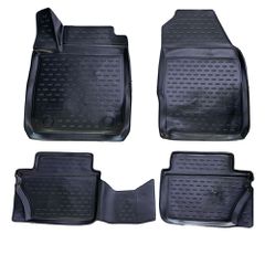 ΠΑΤΑΚΙΑ ΣΕ ΣΚΑΦΗ TPE ΛΑΣΤΙΧΟ ΓΙΑ FORD FIESTA 4D / 5D 2008-2017 ΣΕ ΜΑΥΡΟ ΧΡΩΜΑ NOVLINE - 4 ΤΕΜ.